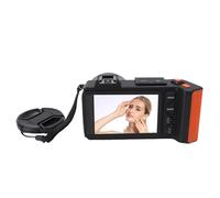 Caméra Numérique 4K, 70MP F1.8 Auto Focus 50x Zoom Compact Point Shoot Vlogging Camera avec Flash à Double écran, Batterie Intégrée, pour Les Adolescents Adultes Débutants (Black)