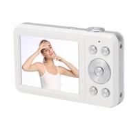 Caméra Numérique 4K, Caméra Vidéo 64MP avec Zoom et Auto Focus 16x, Caméra Vidéo LED 2.8 "avec Mode Macro pour Le, la Création de Contenu Youtube et la Photographie de Voyage (White)