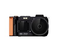 Caméra Numérique 4K UHD 70 MP, Double Écran, Wi-Fi, Monoculaire, Filtres, Flash, Objectif Grand Angle, Zoom 50x, Autofocus
