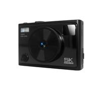 Caméra Numérique 5K Ultra HD - Compacte, Frontale et Arrière, Objectif Selfie Automatique, Écran IPS 2,8 pouces, Noir