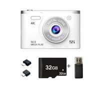 Caméra Numérique 6400W Pixélé avec Optimisation De l'environnement Sombre Et Écran Compact 2 5 Pouces pour Un Appareil Photo Numérique À Faible Luminosité Vlog Extérieur avec Lumière De Remplissage