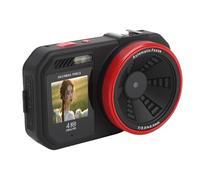 Caméra Numérique à Deux écrans pour la Photographie, Caméras de Vlogging 64MP 2,8 "Screen avec Zoom Numérique 18x, Caméra Vidéo Compacte Automatique pour Voyager (Black)