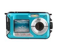 Caméra numérique avant et arrière,écran touristique,caméscope selfie,1080P,FHD,Vlog,YouTube,caméra de diffusion en direct,prise en charge de la carte TF,32 Go,16x,graphite - Type Bleu-camera add 8GB