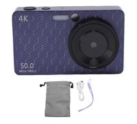 Caméra Numérique avec Plusieurs Filtres 4K 50MP 2,8 Pouces écran 16x Zoom Numérique Auto Focus Remplissage pour la Photographie du Campus (Blue)