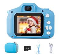 Caméra Numérique Enfant 1080P - Appareil Photo Enfant Vidéo 26MP avec Carte SD 32 Go - Cadeau pour Fille et Garçon 3 à 12 Ans - Idéal pour Noël, Anniversaire et Développement Créatif