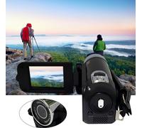 Caméra numérique enregistreur vidéo - zoom 16x, écran TFT 2,7 pouces, carte SD prise en charge, fonctionne sur batterie pour studio vidéo