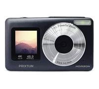 Prixton Appareil photo numérique Horizon DC915 – Double écran, 4K 48MP, Zoom 18x, 120min, SD 64 Go