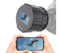 Caméra oculaire numérique avec vidéo HD 2K et WiFi - Accessoire de microscope télescope, adaptateur oculaire 25-50 mm, écran de visualisation en direct, stockage 64 Go, contrôle par application