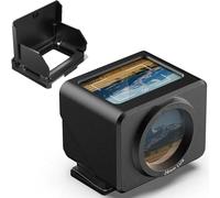 Camera Optical Waist Level Viewfinder, Full Frame 28mm Viewing Angle+40mm Frame Lines, with Detachable Anti-Glare Hood, Compatible with Various Cameras, Adjustable Cold Shoe Mount, for Precise Framing