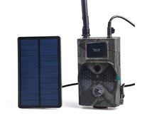 Caméra Panneau Solaire Panneau solaire de la caméra Trail Hc300m Panneau solaire Caméra de chasse à la batterie Chargeur d'alimentation externe 9V for les pièges photo caméras de piste HC700G HC550G H