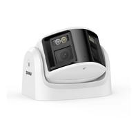 Caméra panoramique, double objectif 6MP, détection de mouvement avancée, audio bidirectionnel , double objectif 8MP-a