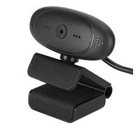 Caméra PC HD, Identification Automatique du Système Webcam 1080P Objectif HD à Mise au Point Automatique 2MP Accessoire D'ordinateur Microphone Intégré pour Divers Ordinateurs Portables(noir)