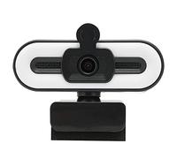 Caméra PC, Webcam LED Lumière d'appoint Haute Résolution avec Microphone pour Vidéoconférence pour Diffusion en Direct