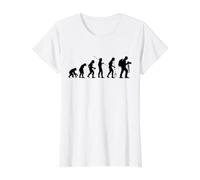 Caméra-Photo Evolution animaliers et Nature Photographe T-Shirt Graphique avec Valeur, Femme, Blanc, XS