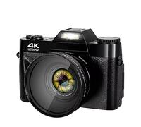 Caméra photo numérique 4K WiFi Web Cam Vintage Video Recorder 48MP Streaming Caméra avec objectif grand angle