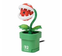 Caméra Plante Piranha Nintendo Switch 2 - Webcam Gaming Officielle - Design Mario - 55cm