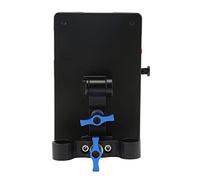 Caméra Plaque de Batterie à en V, Plaque d'alimentation à en V Protection Contre Les Surtensions Sortie Multi-Interface avec Pince à Barre de 15 Mm pour la