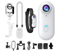 Caméra portable | Caméra d'action personnelle | Appareil de vlogging portable, grand angle de 170 degrés, caméra étanche pour sport, moto, vélo, gym, randonnée, voyage en plein air