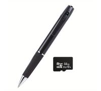 Caméra portable HD 1080p pour la surveillance intérieure/extérieure, mini caméra corporelle avec carte 32 Go, idéale pour les cours, les salles