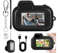Caméra Porte-clés, 1080P 2MP Mini Caméra, Taille du Pouce et Le Plus Petit Caméscope au Monde, Micro Caméra Vidéo avec 100 Minutes D'autonomie, Idéal pour étudiants et Enfants