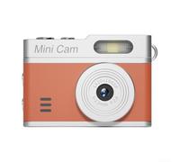 Caméra porte-clés 1080p avec photo 12 MP et écran de 2,44 cm (marron) | ABS Compact Retro pour mini caméra avec lumière de remplissage LED, rechargeable 200 mAh, enregistrement en boucle pour