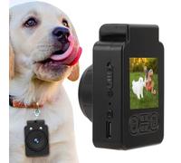 Caméra pour Chat 2K 1080P, Caméra pour Animaux de Compagnie de 1,5 Pouces avec Lumières LED, Petites Caméras d'action avec 1 Paire de Dragonnes, Carte Mémoire 32G, Objectif Grand
