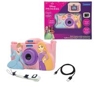 Lexibook, Disney Princesses, Camera pour Enfants avec Protection Disney Princesses, Rose, DJ078DP