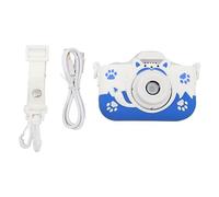 Caméra pour Enfants, Mini écran IPS de 2 Pouces, Chargement USB, Caméra pour Enfants, Vidéo HD 1080P pour Festival (Blue)