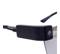 Caméra pour Lunettes 1080p HD, Caméra en Direct, Enregistreur Vidéo USB Intelligent sur Les Jambes des Lunettes, Microphone, Lentilles D'enregistrement Audio-Vidéo,D