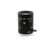 Caméra pour Microscope, Objectif industriel HD 5MP Zoom 6-12mm à monture C sans objectif de caméra industrielle distorsion