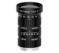 Caméra pour Microscope, Objectif industriel HD 5MP Zoom 7-36mm à monture C sans objectif de caméra industrielle distorsion