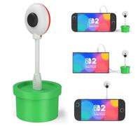 Caméra pour Nintendo Switch 2, 720P HD, réglable à 360°, avec cache objectif, USB-C, forme de plante