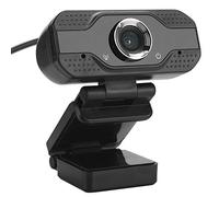 Caméra pour ordinateur, Full HD 1080P 30FPS Caméra pour ordinateur de bureau Webcam USB de classe en ligne avec microphone Réducteur de bruit Microphone Résolution vidéo 1920 x 1080 Webcam USB