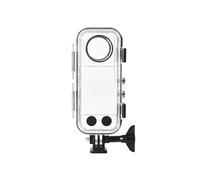 Camera Protective Shell, Étui Invisible, Compatible avec Insta360 X3 X4, Couvercle de boîtier étanche for caméra sous-Marine 40M, Accessoires de Coque de plongée,for Outdoor(Glass Version,for X4)