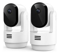 Pack de 2 caméras de surveillance connectées Arlo Essential 3 PTZ 2K intérieure Blanc Blanc