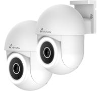 Caméra Ptz Wifi Mini 2K, 2,4 Ghz Vision Nocturne 10 M Détection De Mouvement Et Suivi Automatique Extérieur Ip65 Compatible Avec Alexa Et Google Home Contrôle App Tuya [CAM6260982]