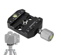 Caméra Quick Release Plate, Trépied Head Clamp, 2,68 x 1,97 x 0,59 Inches Base Mount Adapter & Fast Locking Accessory, Secure Support Tool for Outdoor, Photographers and Videographers