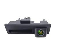 Caméra Recul AHD 1080p pour Poignée Coffre Voiture Compatible avec pour Passat B5 CC EOS Golf 4/5 Polo pour Jetta pour Tiguan Stationnement CCD CLVCCZTZGW(Golden Lens)