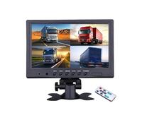 Caméra Recul Auto Caméra De Recul 9 Pouces pour Camion pour Bus Moniteur Voiture, Écran Partagé Quatre Parties Vision Nocturne, Enregistreur Vidéo 4 Canaux