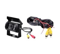 Caméra Recul Auto Caméra De Recul Étanche pour Camions, Remorques, Pick-ups Et Camping-Cars, avec Port AV 4 Broches Vision Nocturne Infrarouge(10m AV Cable,with Line)