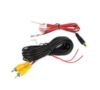 Caméra Recul Câble Vidéo Caméra Recul Stationnement Arrière Voiture Câble Universel 6 M Compatible avec Moniteur Multimédia d'alimentation(20mm Saw)