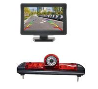 Caméra Recul Caméra de recul à 170 degrés avec feu Stop et écran 4,3 Pouces pour Citroen pour Jumper (2006-2015) Capteurs Stationnement(A)