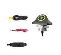 Caméra Recul Caméra de recul AHD 4K/1080p avec Vision Nocturne à 180° et Interrupteur Bouton Caméra Stationnement(CVBS AHD)