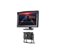 Caméra Recul Caméra Recul Universelle pour Voiture, avec Moniteur 5 Pouces, pour Camion, Écran HD, Vision Nocturne LED Bus Stationnement(500H-CL-MBUS-15M)