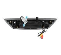 Caméra Recul Coffre pour Hilux 2017 2018 2019 2020 2021 Caméra Recul Couleur pour Poignée Coffre Voiture IP66 150 170° Grands Angles(Argent)