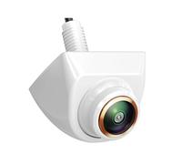Caméra Recul Inverse Caméra De Recul AHD 1920x1080P pour Voiture Objectif Fisheye Doré 170° Vision Nocturne Full HD Avant pour Véhicule G899(White-AHD1080P)