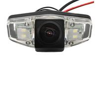 Caméra Recul Inverse pour Pilot pour Accord pour Civic pour Odyssey AHD Fisheye 12LED Trajectoire Dynamique Vue Arrière Caméra sans Fil(CVBS Fisheye Wire,Fixed)