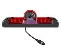 caméra recul Nocturne Caméra Recul Avant AHD 1080P Kit Feux Stop avec Écran Rétroviseur 7 Pouces Vue Arrière Voiture