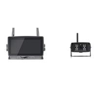 Caméra Recul Numérique sans Fil DVR 7 Pouces AHD avec Écran Tactile Vision Nocturne Infrarouge Moniteur WiFi 4 Canaux Compatible Camera Arrière(Add 4 Camera,NO SD Card)