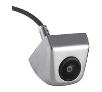 Caméra Recul pour Voiture Objectif HD CCD Fisheye Installation l'envers Sauvegarde Avant pour Véhicule Moniteur Stationnement Stéréo caméra recul sans Fil(Argent)